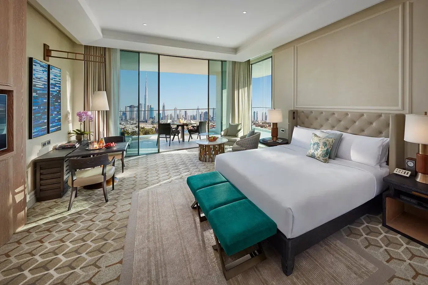 mandarin oriental jumeirah dubai orient panorama stadtblick exklusiv the family project luxus familie kinder reisen