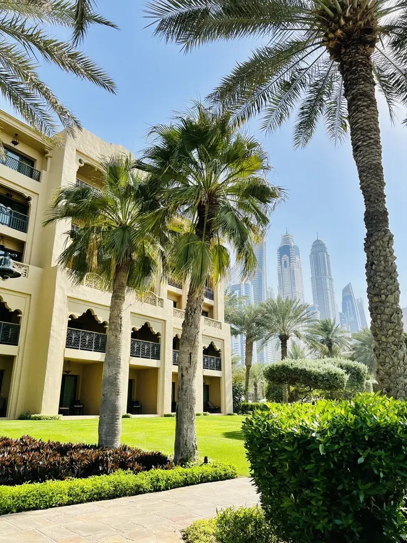 oneundonly royal mirage orient dubai the family project privatbilder garten hotel