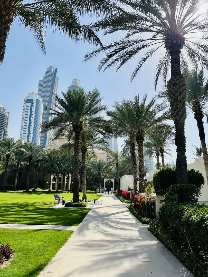 oneundonly royal mirage orient dubai the family project privatbilder garten