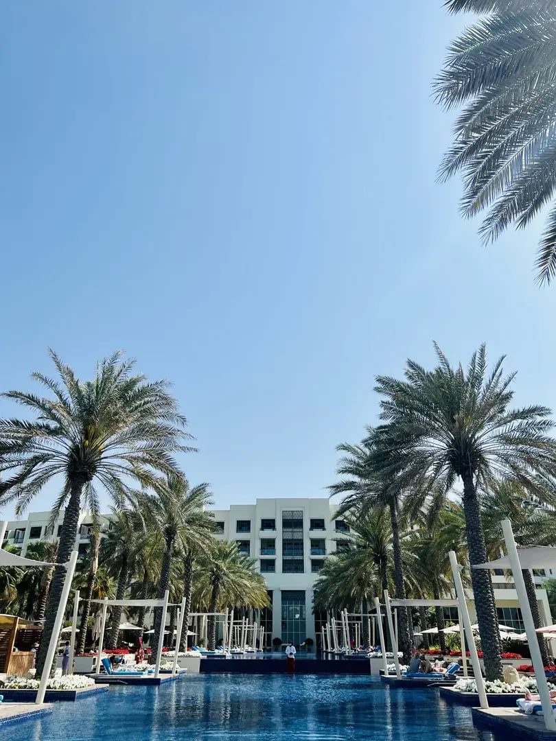 park hyatt abu dhabi saadiyat island orient privatbilder hotel palmen