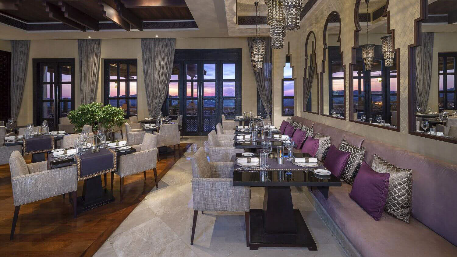Restaurant im orientalischen Stil.