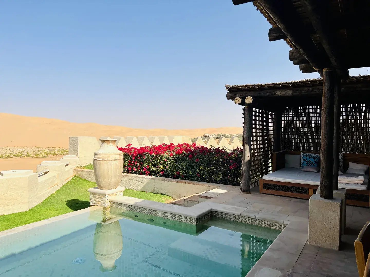 qasr al sarab desert resort by anantara abu dhabi privatbilder poolvilla