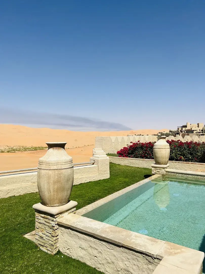 qasr al sarab desert resort by anantara abu dhabi privatbilder private villa pool