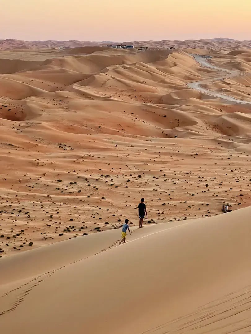 qasr al sarab desert resort by anantara abu dhabi privatbilder sanddunen kinder