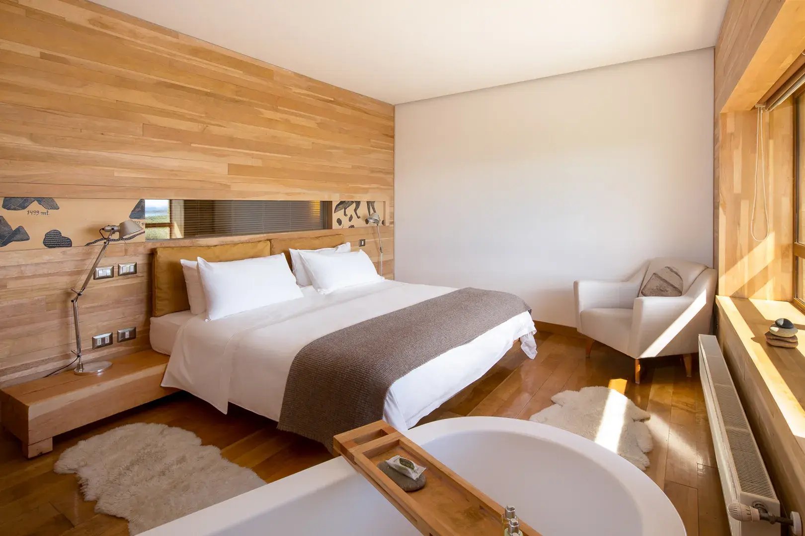 tierra patagonia chile sudamerika schlafzimmer familienkomfort exklusiv hochwertig luxus urlaub kinder the family project