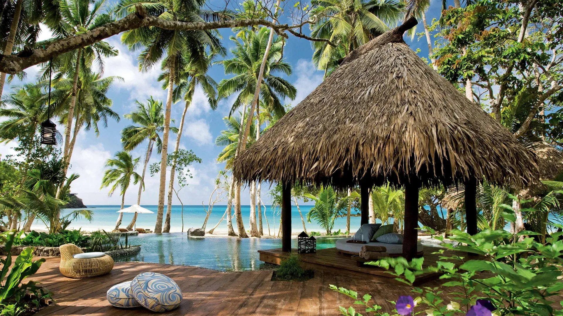 como laucala island sudsee sudpazifik pool strandzugang luxus urlaub kinder the family project