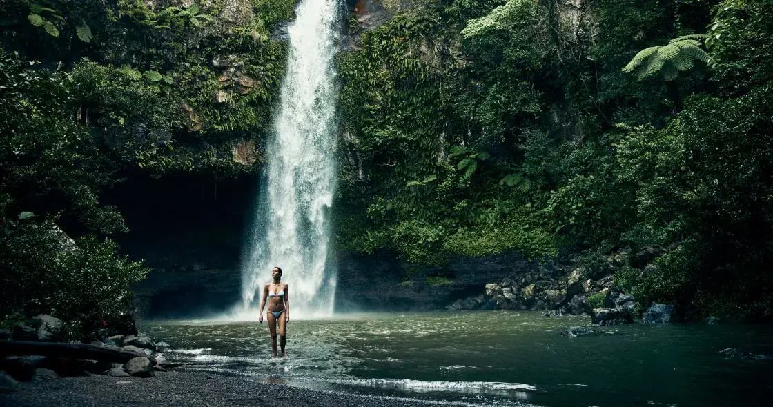 como laucala island wasserfall