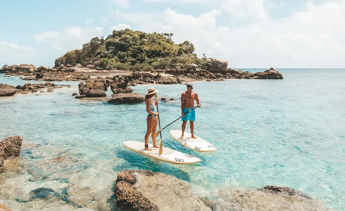 lizard island great barrier reef standuppaddeln