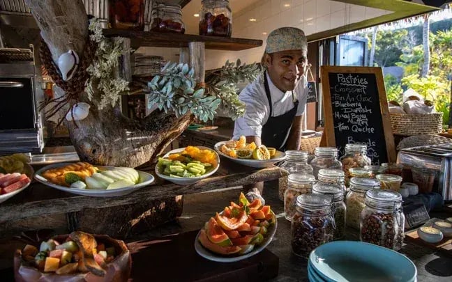 six senses fiji breakfast