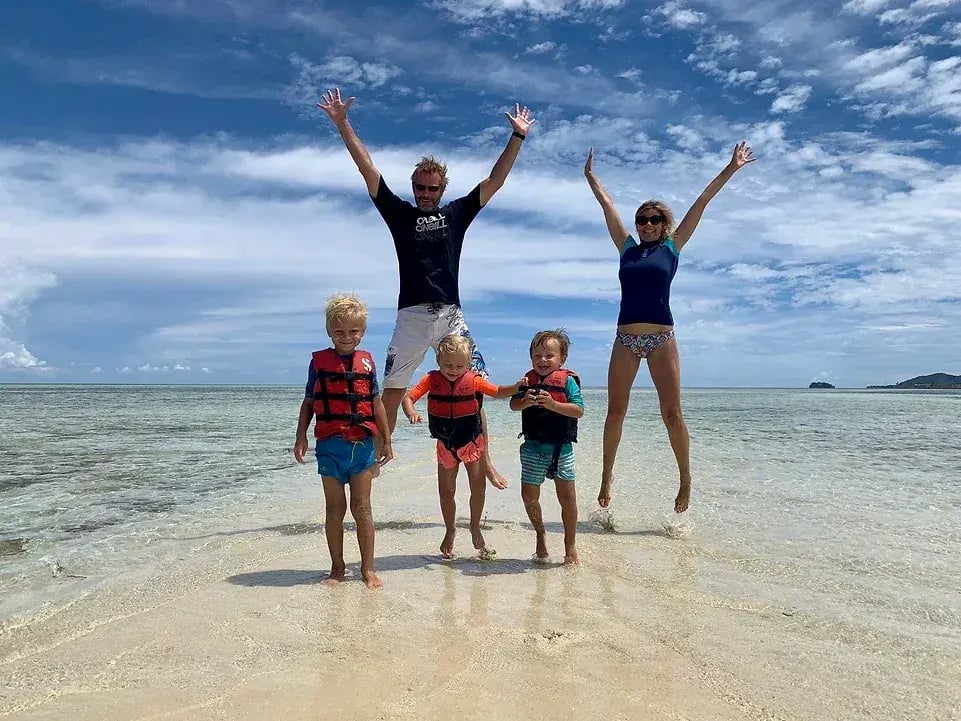 six senses fiji strand familie