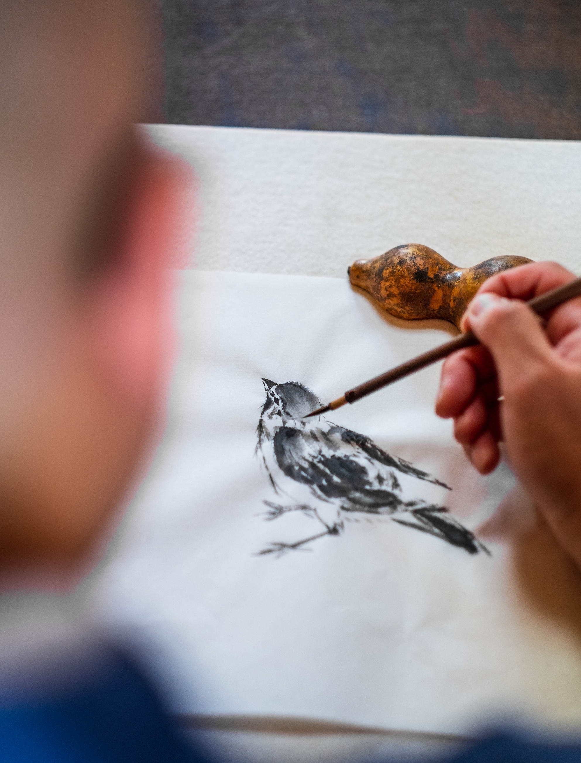 Zeichnung eines Vogels