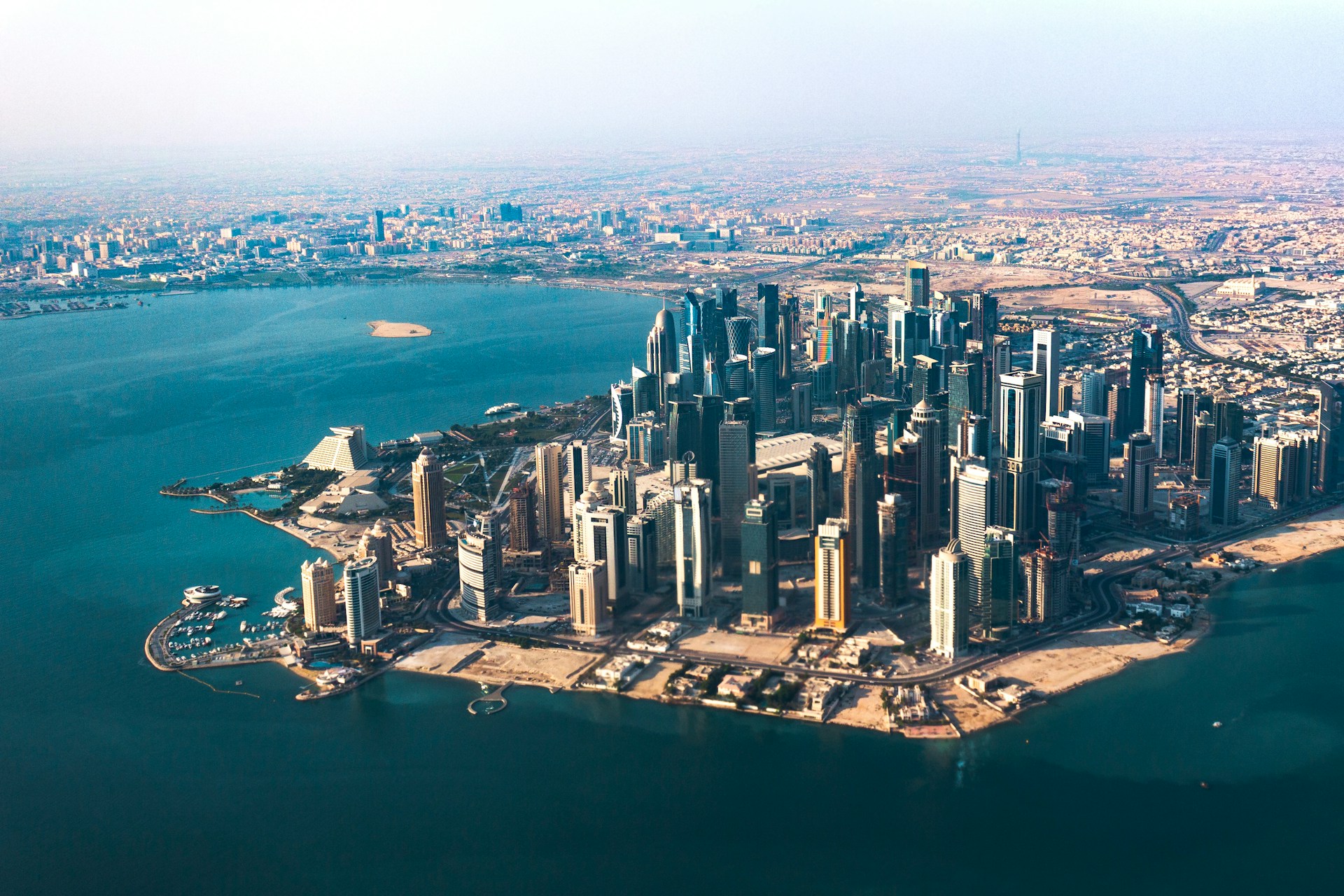 Eine Stadt am Meer
