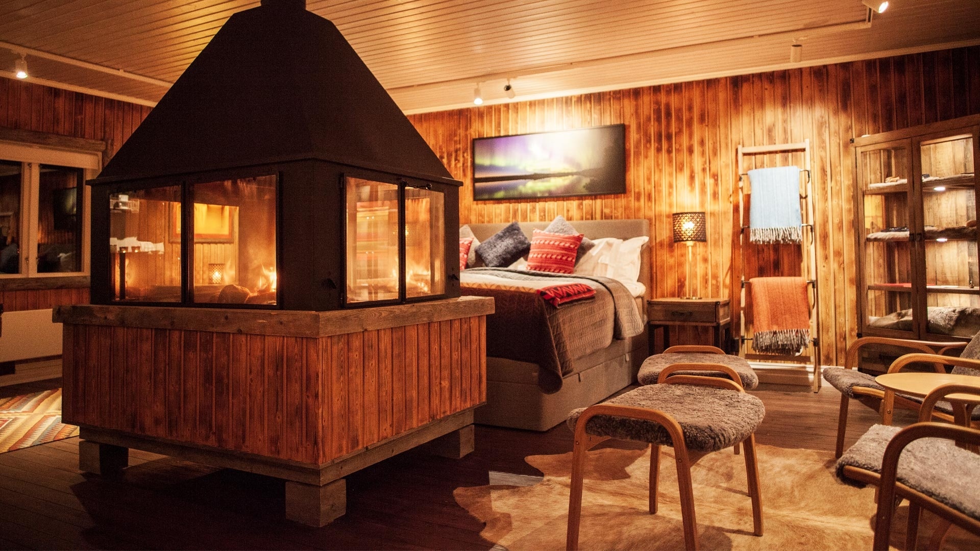 Loggers Lodge Wohnbereich 