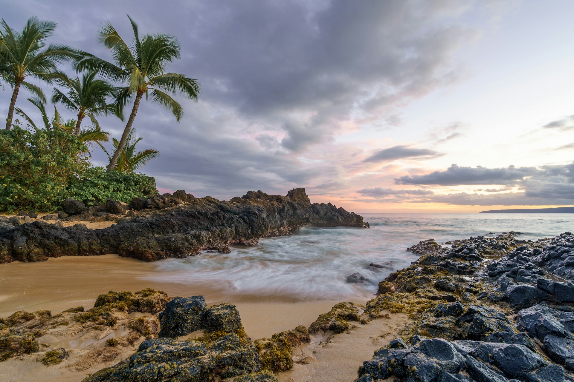 Ein Strand auf Maui, Hawaii