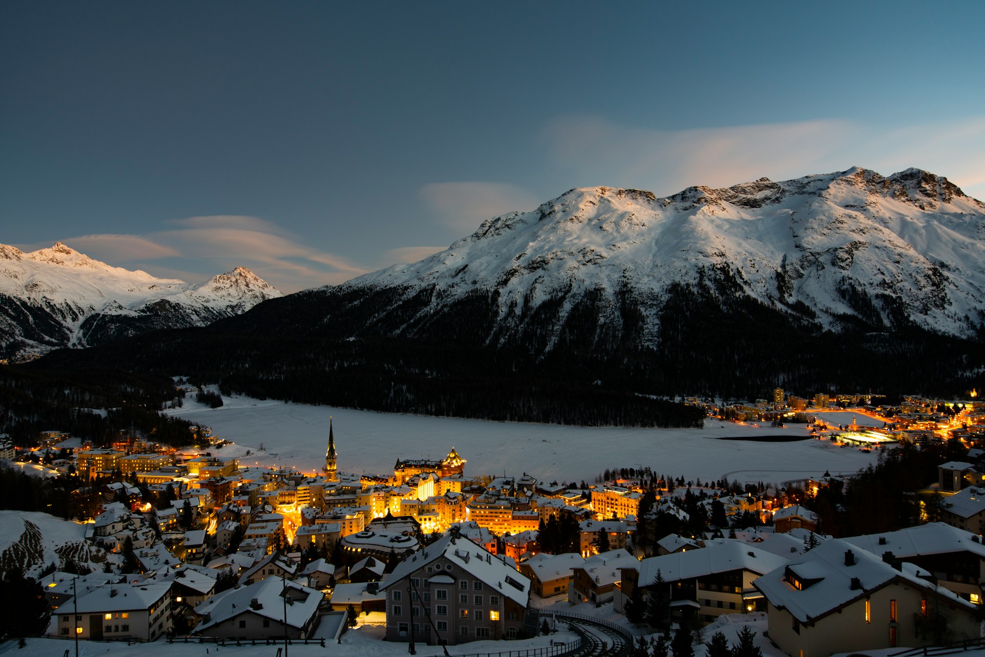 St. Moritz im Winter