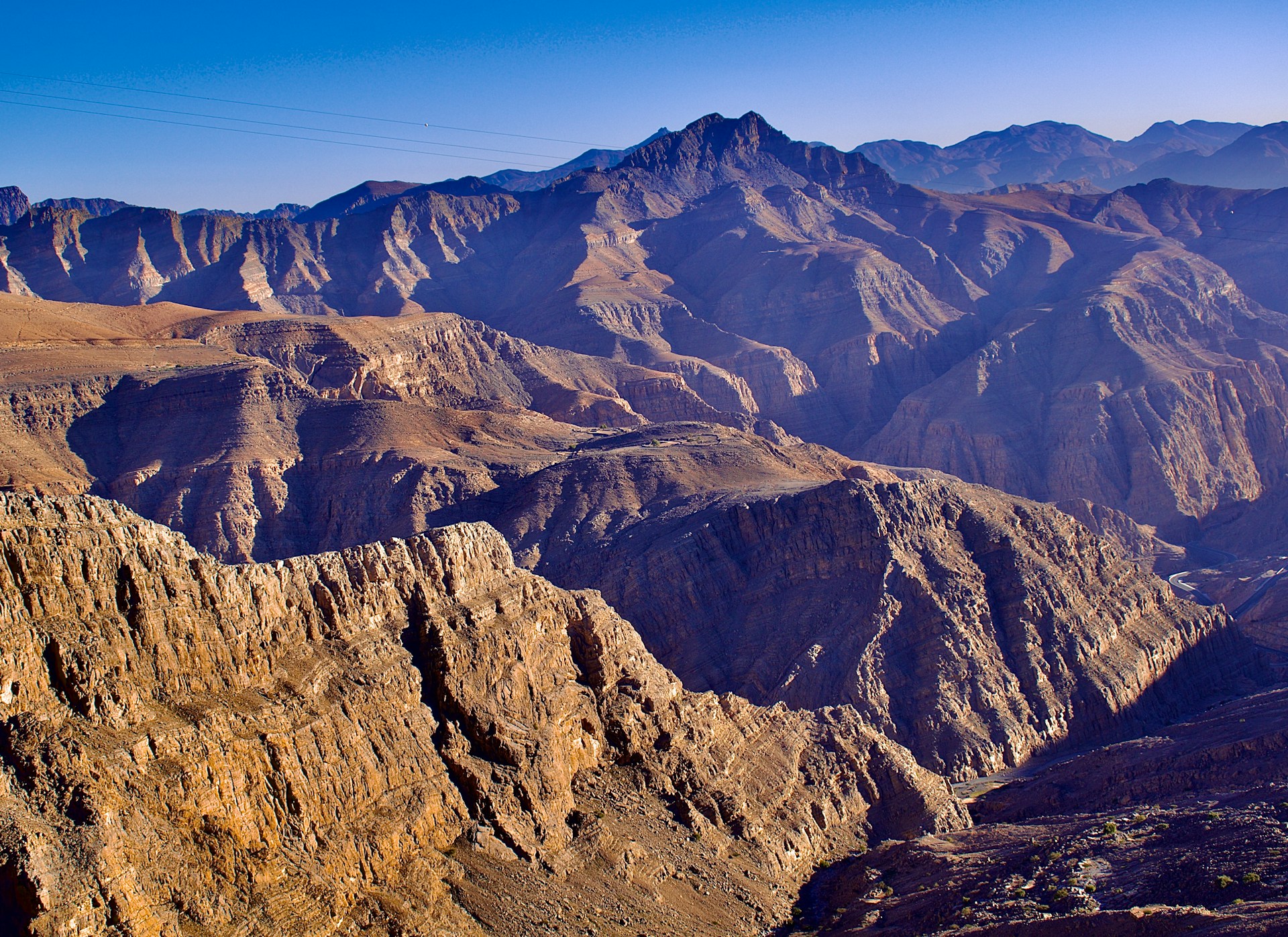 Trockene Berglandschaft