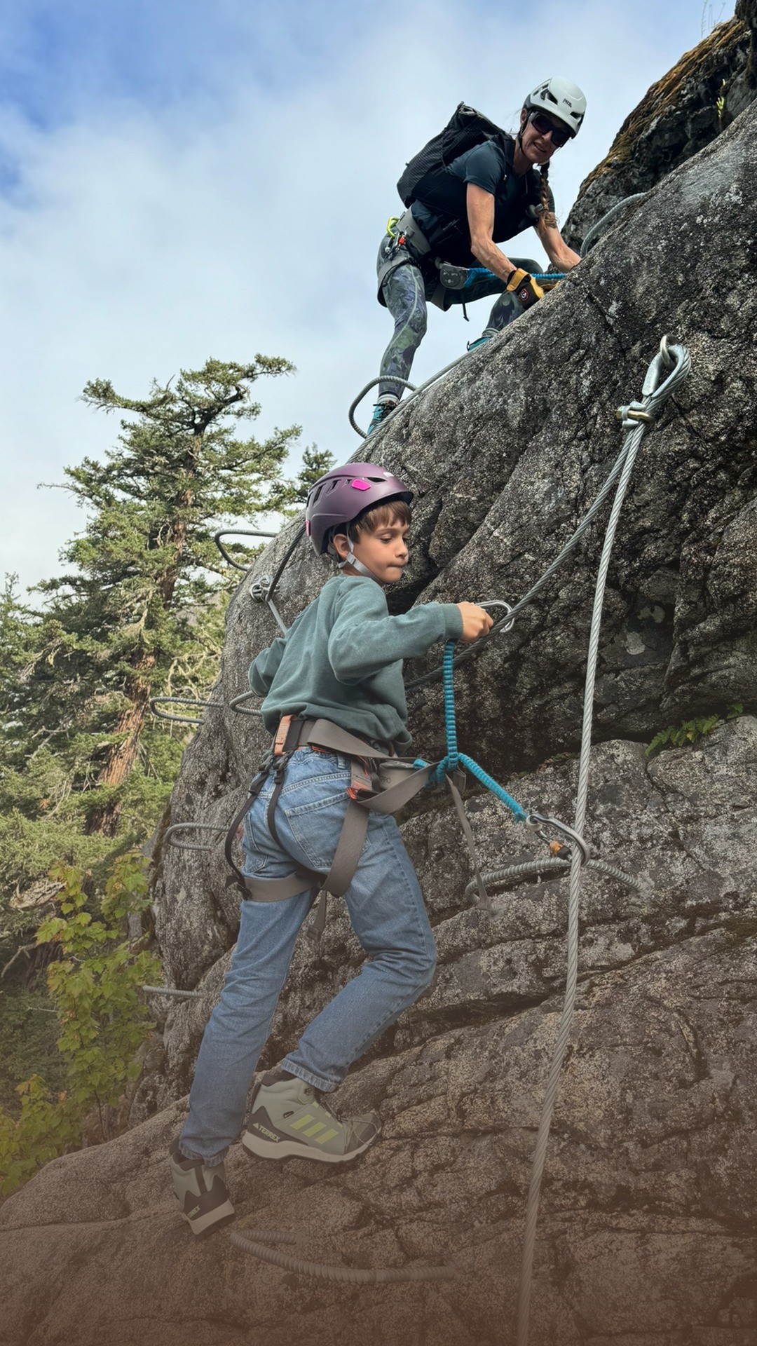Climbing the Via Ferrata in the Great Bear Rainforest – t...
